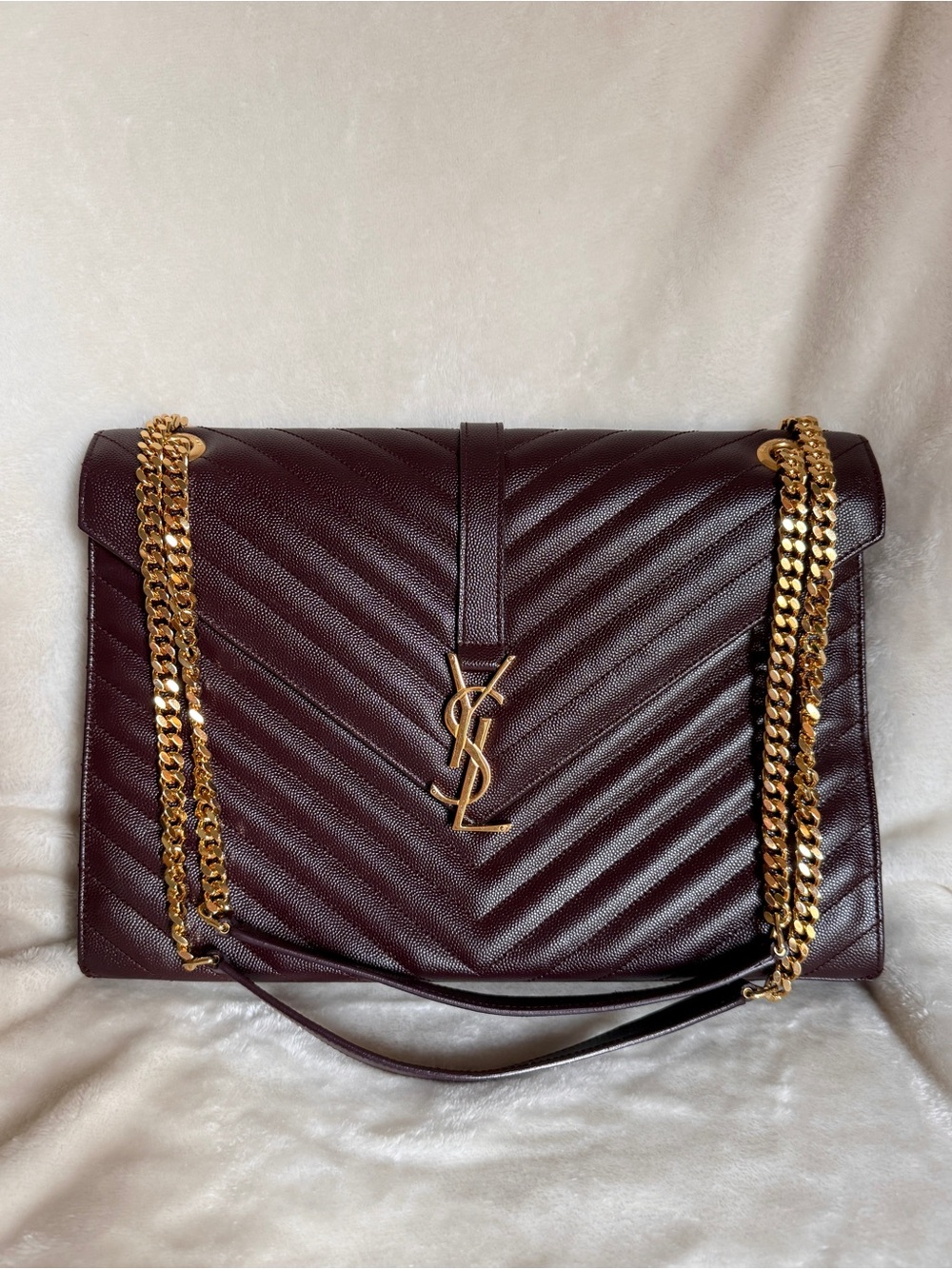 Saint Laurent Large Envelope Shoulder Bag - Picture 2 of 12